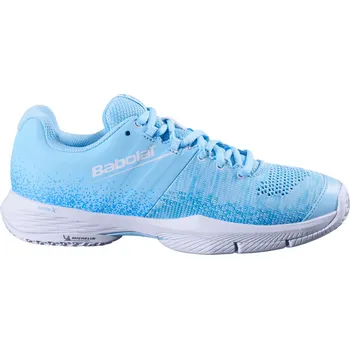 Dámská treková obuv Dámské padelové boty Babolat Sensa Women Sky Blue/Tigerlily EUR 38,5