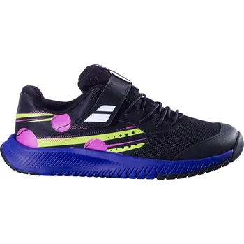 Dětská tenisová obuv Babolat Pulsion Kid All Court Boy Black/Dark Blue EUR 32