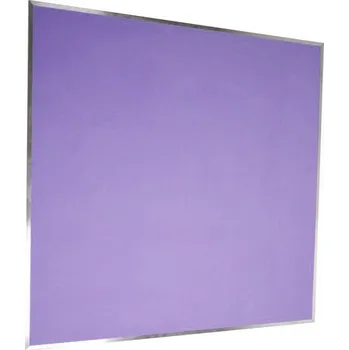 VYLEN Pěnová nástěnka s hliníkovým rámem 100 x 100 cm 40 Fialová