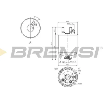Palivový filtr Palivový filtr BREMSI FE0832