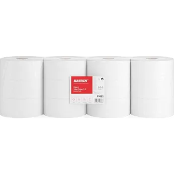 Toaletní papír Toaletní papír celulózový, 2vrstvý, balení 12 rolí Katrin Jumbo