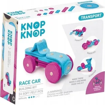 ostatní stavebnice KNOP KNOP Filcová stavebnice AUTO, 24 dílků