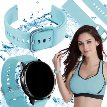 Řemínek na hodinky Řemínek pro Realme Watch S2 chytré hodinky světle modrý řemínek 22mm