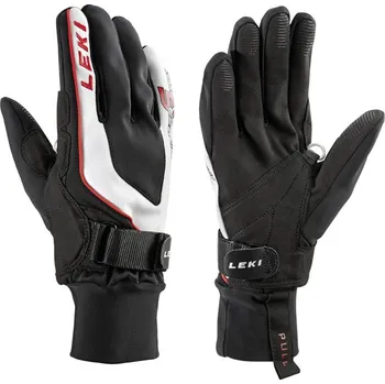 Rukavice na běžky LEKI Shark Cruiser Velikost: 6 černá / bílá