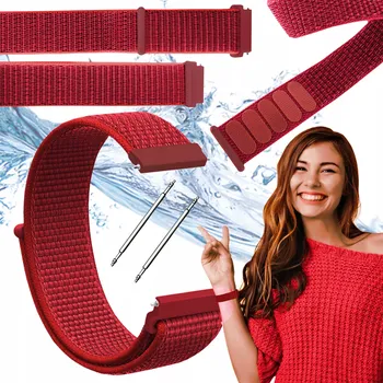 Řemínek na hodinky Řemínek ChronSmarta pro Garmin 20mm, červený