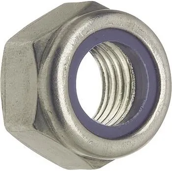 Matice Matice pojistná šestihranná nízká s PA vložkou DIN985 M16, nerez A2 (100 ks)