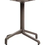 Nardi Hnědá hliníková stolová podnož Frasca Maxi 72 cm