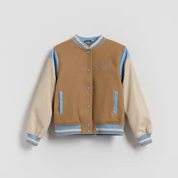 Dívčí bunda Reserved - Bunda bomber - béžová - 221EX-08X - 221EX-08X-122