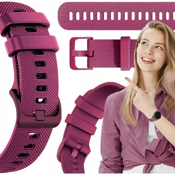 Řemínek na hodinky Řemínek pro Devill Bianka 42mm chytré hodinky malinový řemínek 20mm s teleskopy