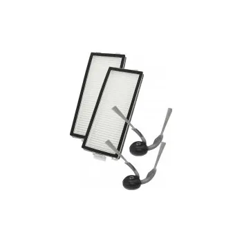 Sada příslušenství pro robotický vysavač HEPA filtry a kartáčky pro vysavač XIAOMI Roborock Saros Z70 Silver sada 2+2ks