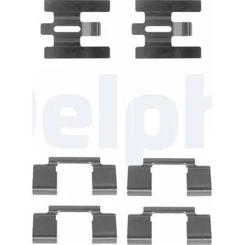 Přislušenství brzdového systému Sada příslušenství obložení kotoučové brzdy DELPHI LX0224