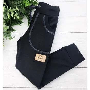 Kulišárny Hřejivé tepláčky BLACK VELIKOST: 74-80