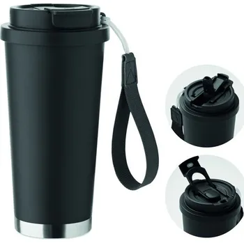 Termohrnek Dvoustěnný hrnek 500ml Topaz Large - Černá