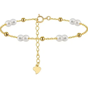 Náramek Majya Stříbrný náramek LOTTY pozlacený Ag/; ≤1,82 g 11734