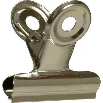 Kancelářská sponka Klip na dokumenty, stříbrná, 38 mm, kov, 6 ks/balení, HGA0128 ,balení 6 ks