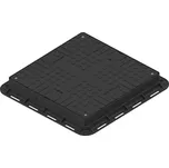 Poklop pochozí VODALAND A15 plastový s rámem 700 x 700 mm černý