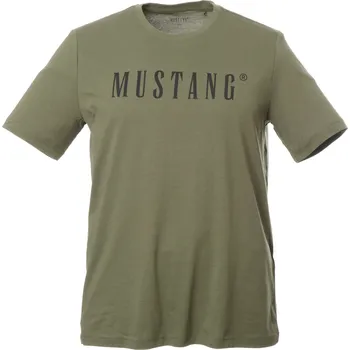 Pánské tričko Mustang Style Austin Tričko Olivové M