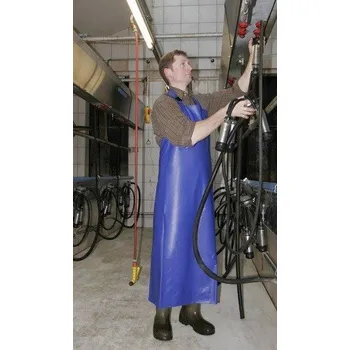 Chov hospodářského zvířete KERBL 15147 Zástěra na dojení modrá 80x120 cm