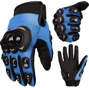 Moto rukavice MOTOCYKLOVÉ RUKAVICE ODOLNÉ PÁNSKÉ + DÁRKY ZDARMA ČERNÉ ENDURO SKÚTR ČTYŘKOLKA