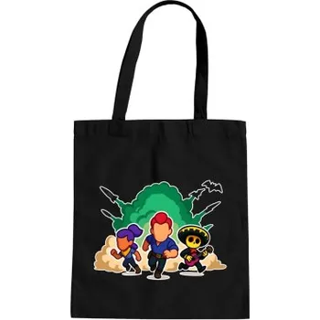 Žertovný předmět Brawl Stars - postavy ze hry - taška s potiskem- Tričkový.cz