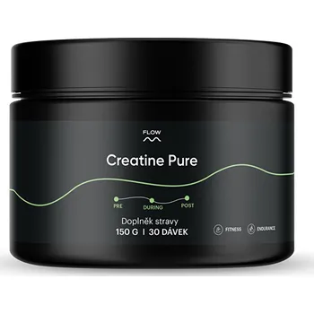 Kreatin Flow nutrition Creatine pure 150 g + 2 měsíce na vrácení zboží