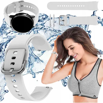 Řemínek na hodinky Řemínek ChronSmarta pro Garmin 20mm, bílý