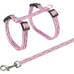 Postroj s vodítkem pro kočku - motiv 27-45cm/10mm 1,20m TRIXIE