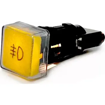 Kontrolka hranatá žlutá - zadní mlhové světlo Kontrolka hranatá žlutá - zadní mlhové světlo