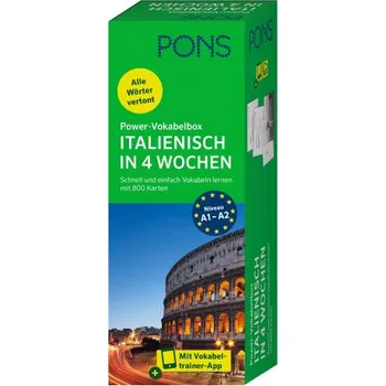 Cizojazyčná kniha PONS Power-Vokabelbox Italienisch (DE)