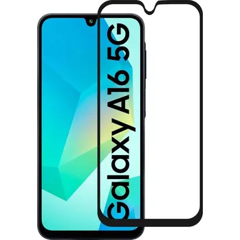 OEM Metal Frame / Full Glue / zesílené ochranné tvrzené sklo Samsung Galaxy A16 4G / A16 5G