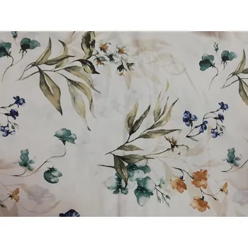 Bavlněná dovoz látka šíře 240cm - Květiny (50cm)