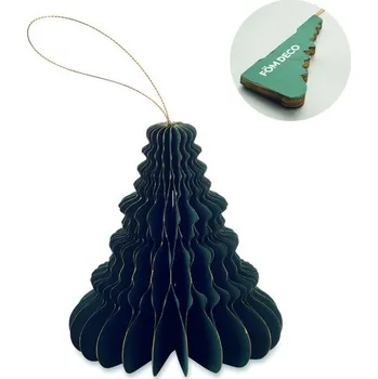 Vánoční dekorace Papírová ozdoba na stromek Harmotree - Zelená