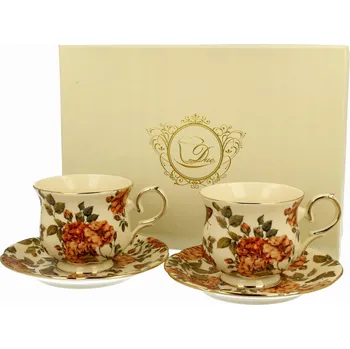Duo Šálek HERBAL ROSES porcelánový 260 ml 2 ks
