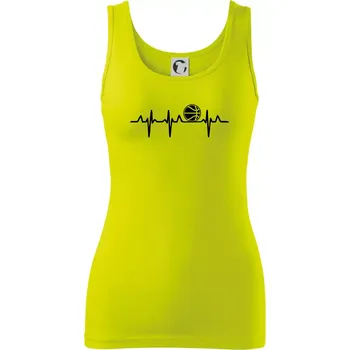 Dámské tričko EKG basketbal - Dámské tílko - L ( Limetková )