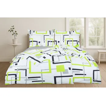 Povlečení Povlečení flanel mikro 4dílné BILETA limetkové