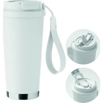 Termohrnek Dvoustěnný hrnek 500ml Topaz Large - Bílá