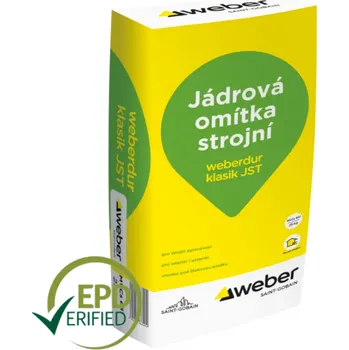 Omítka Weberdur klasik JST – jádrová omítka - 25 kg 25 kg (ks) - množstevní sleva při odběru nad 15 000 Kč