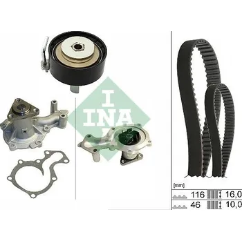 Vodní pumpa + sada ozubeného rozvodového řemene Schaeffler INA 530 0700 30