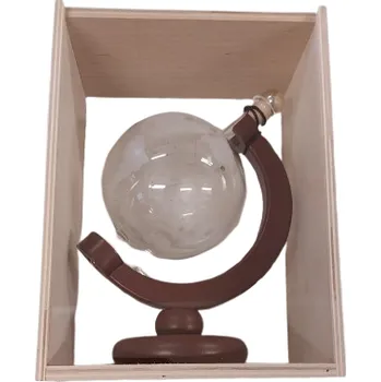 Dárková karafa Globus 0,5l - hnědá