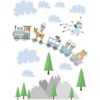 Jedlá dekorace na dort VLAKY-18 Materiál: Jedlý papír