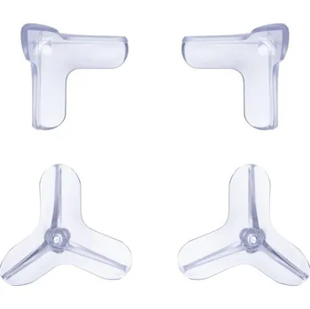 Dětský bezpečnostní prvek Zopa Ochrana rohů trojitá 4 ks Transparent