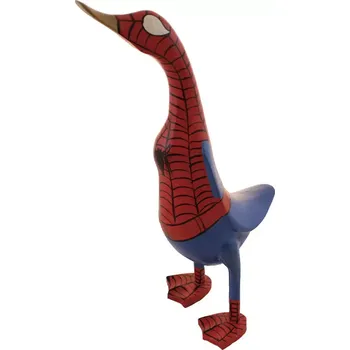 Dřevěná kachna Spiderman 23 cm