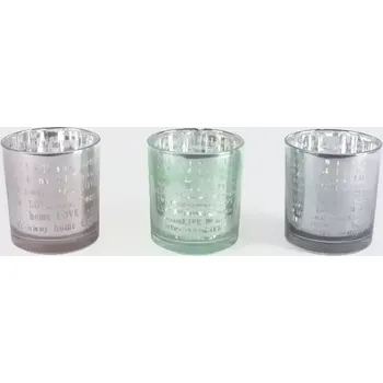 Svícen Sklenka na svíčku 1 Fialová