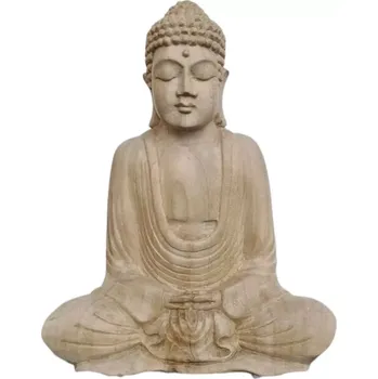 Buddha malý přírodní 21 cm