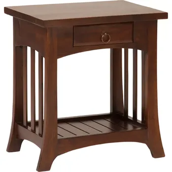 Noční stolek Noční stolek Sleigh Čokoládová