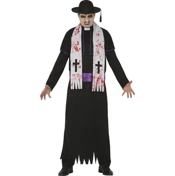 Karnevalový kostým Guirca Pánský kostým - Zombie kněz Velikost - dospělý: L