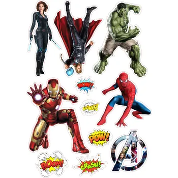 Jedlá dekorace na dort AVENGERS-24 Materiál: Jedlý papír