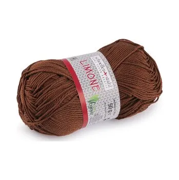 Příze Bavlněná pletací příze Limone 50 g - 1 ks - 37 (201) hnědá
