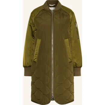 Dámský kabát Marc O'polo Dámský Prošívaný Kabát, olivová, 36