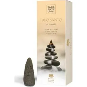 Vonné kužely tekoucí dým - Svaté dřevo /Palo Santo, Back Flow Cones 15g